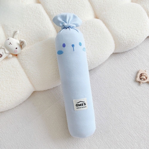 Gối ôm waffle thêu hình thỏ Ome's cho bé