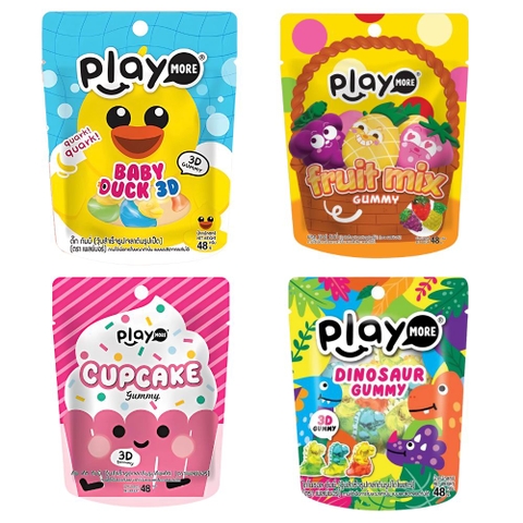 Kẹo dẻo 3D đáng yêu & độc đáo Playmore