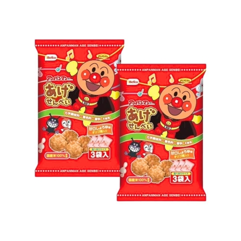 Bánh gạo nướng Anpanman chú hề Nhật bản