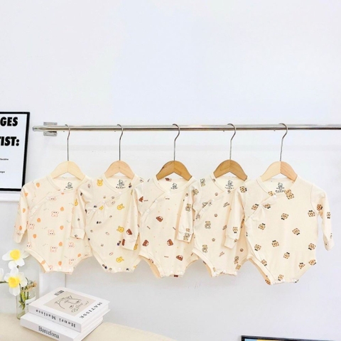 Bộ body chip tay dài Maza Kids thun tăm mềm mại