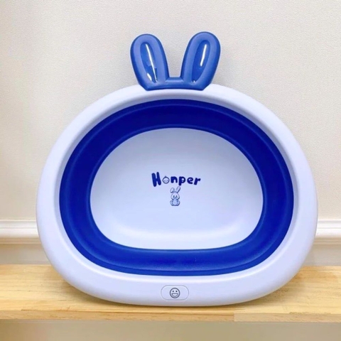 Chậu rửa mặt gấp gọn Honper hình bầu tai thỏ - HP524