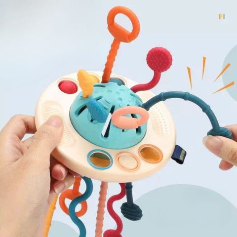 Đồ chơi rút dây bạch tuột 4in1 Pull String Toy cho bé