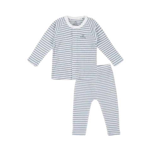 Bộ dài tay cài giữa phối kẽ Bubaby
