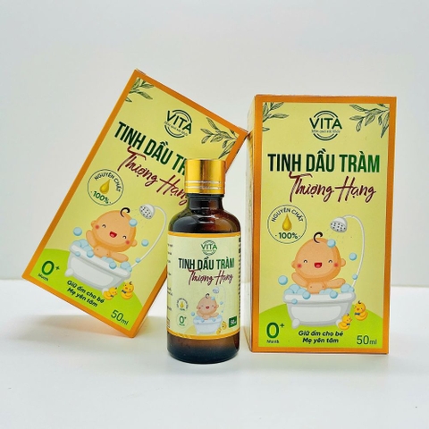 Tinh dầu tràm thượng hạng Vita 50ml cho bé 0M+