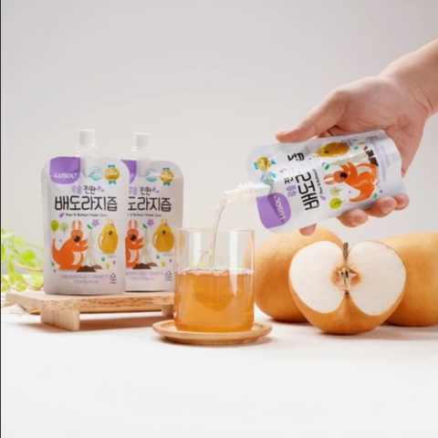 Nước ép Lê, Rễ Hoa Chuông Đen Lusol cho bé 6M+