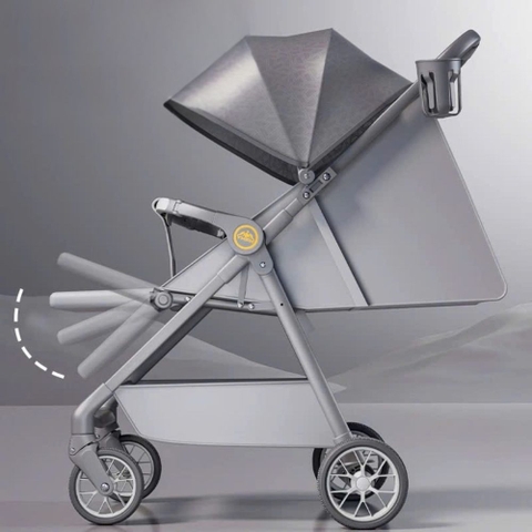 Xe đẩy gấp gọn YHFH có mái che cho bé