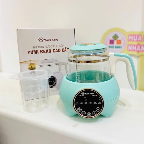 Bình đun nước pha sữa Yumi Bear 1.2L