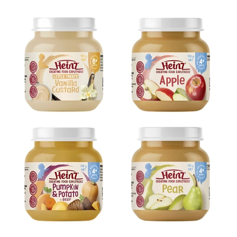 Hũ dinh dưỡng ăn dặm Heinz Úc 110g
