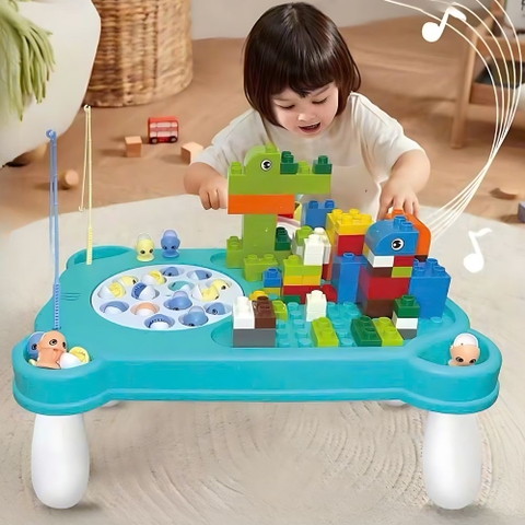 Hộp đồ chơi lego câu cá 2in1 cho bé