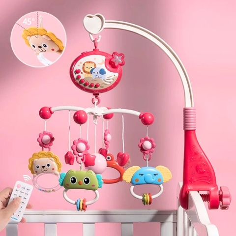 Treo nôi cũi Bibi-inn có đèn nhạc hình chiếu điều khiển từ xa