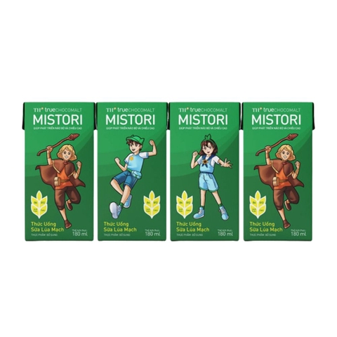 Sữa lúa mạch TH Chocomalt Mistori 180ML