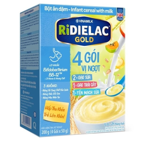 Bột ăn dặm Ridielac Gold