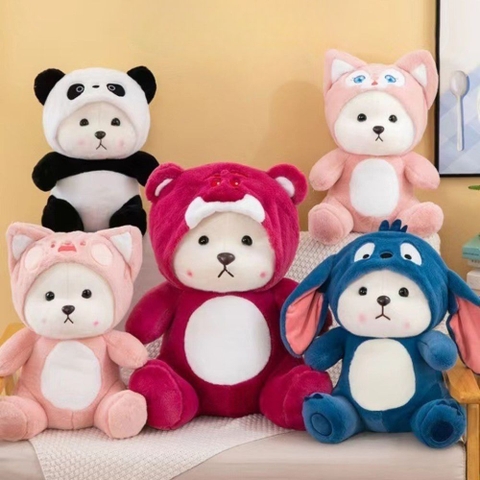 Gấu bông Teddy Lena cosplay dáng ngồi