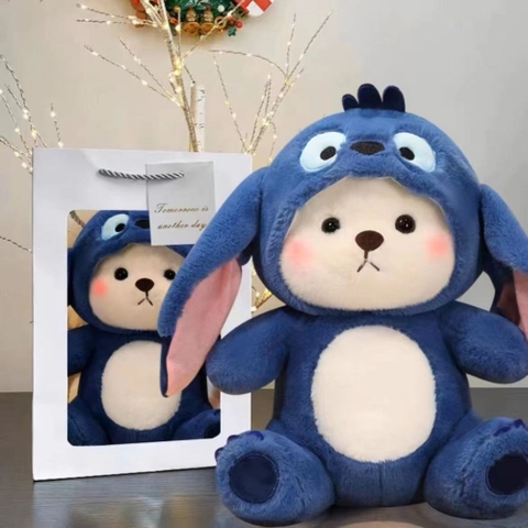 Gấu bông Teddy Lena cosplay dáng ngồi