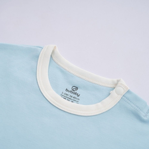 Body vai chờm cài vai Bubaby - Xanh - 1-3M