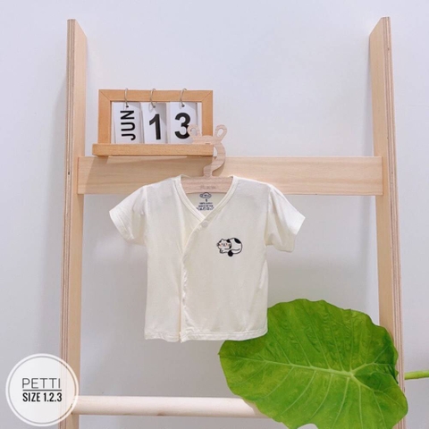 Áo cộc tay sơ sinh Himom