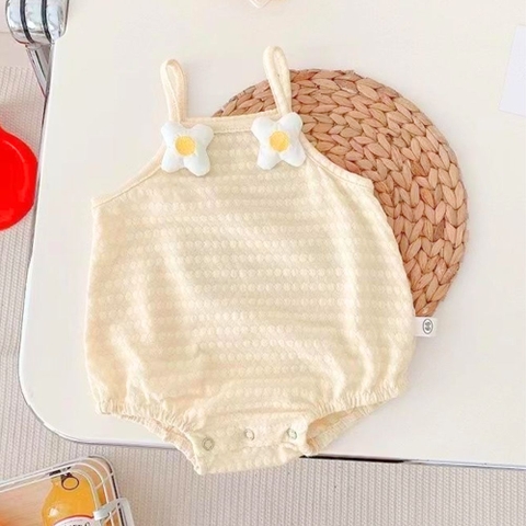 Body chip 2 dây cotton hàn đính hoa và trái cây