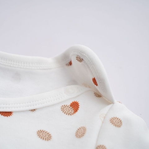 Body dài tay cổ chồm in hình quả ké Bubaby