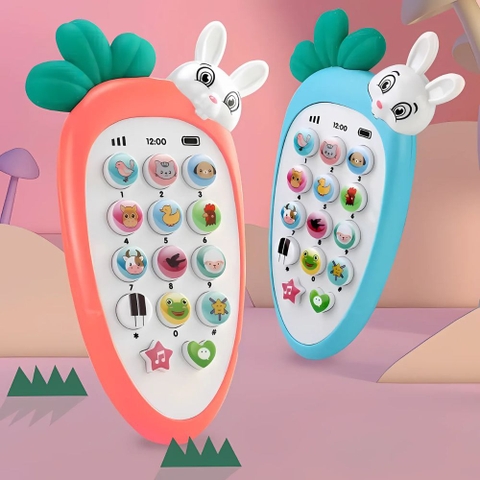 Điện thoại đồ chơi thỏ cà rốt cho bé