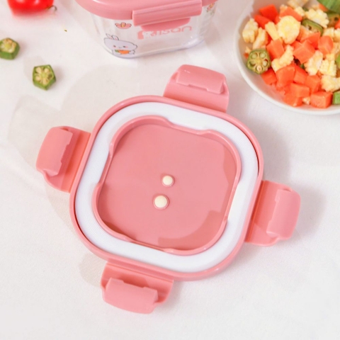 Hũ trữ đông Misan nắp gài hình thú 230ml