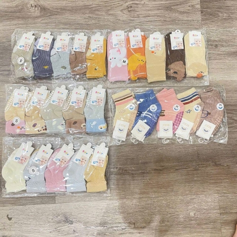 Tất vớ chống trơn Baby mẫu ngẫu nhiên cho bé