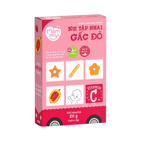 Nui hữu cơ MĂMMY cho bé ăn dặm 6M+