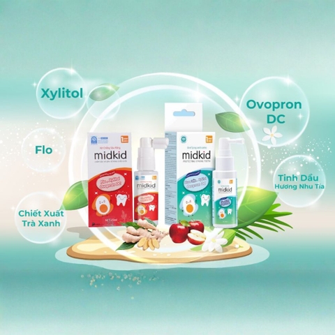 Xịt chống sâu răng cho bé MIDKID