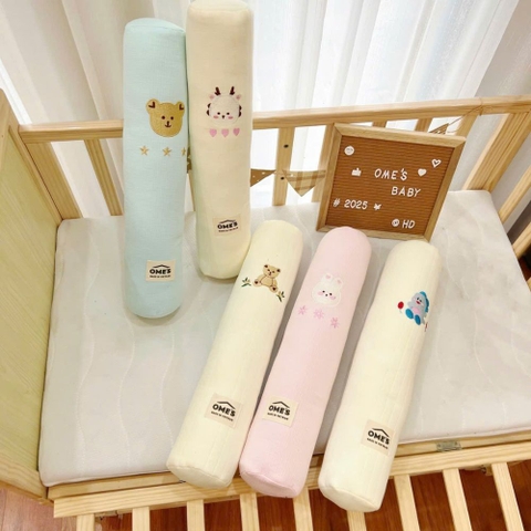 Gối ôm trần bông Hàn thêu Ome's cho bé