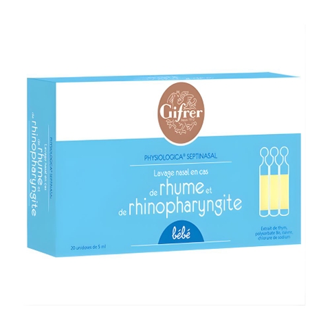 Nước muối sinh lý Gifrer tép vàng Pháp