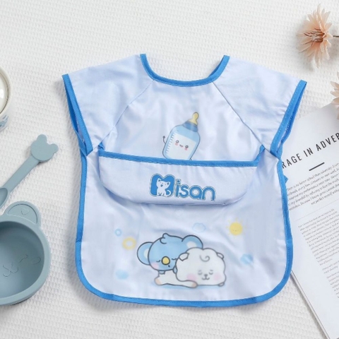 Áo yếm ăn dặm chống thấm Misan 2 giai đoạn
