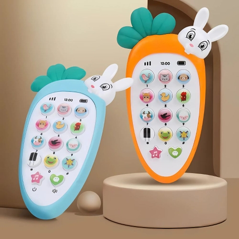 Điện thoại đồ chơi thỏ cà rốt cho bé