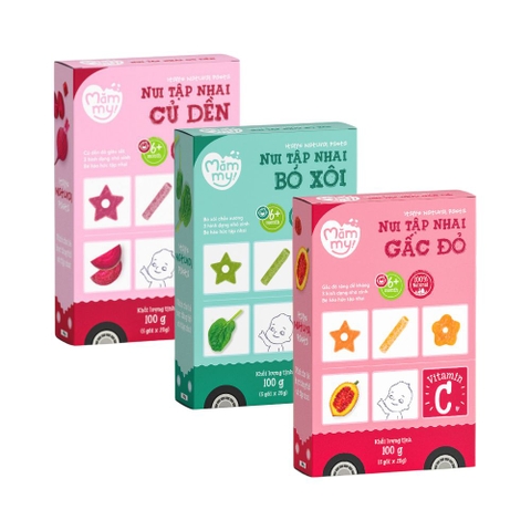 Nui hữu cơ MĂMMY cho bé ăn dặm 6M+