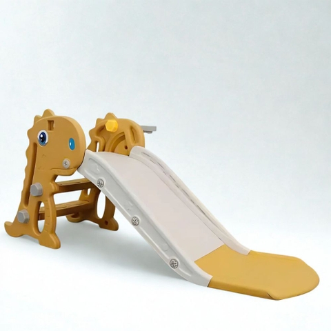 Cầu trượt mini gấp gọn hình khủng long cho bé