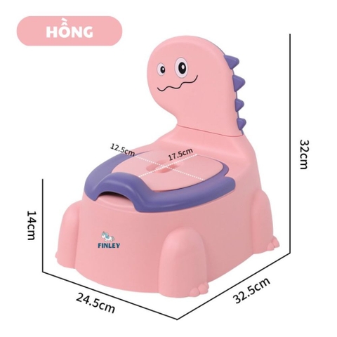 Bô vệ sinh Finley khủng long cho bé