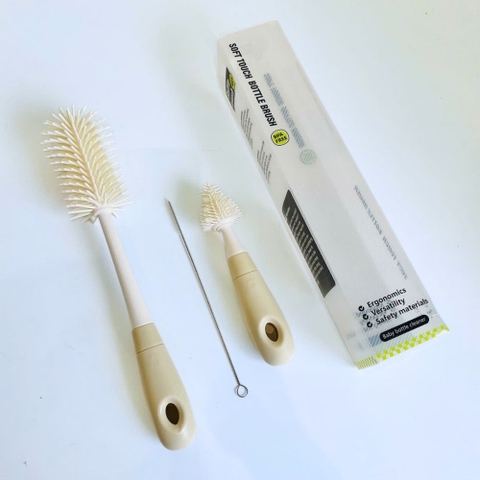 Hộp cọ rửa bình silicon 3 chi tiết