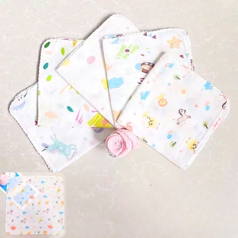 Set 10 khăn sữa sợi tre Bamboo cho bé