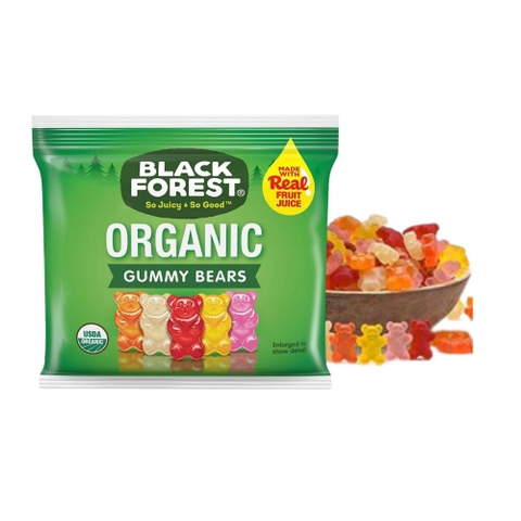 Kẹo dẻo gấu Black Forest organic gummy