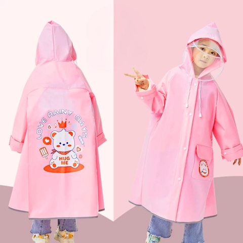 Áo mưa thời trang cao cấp cho bé