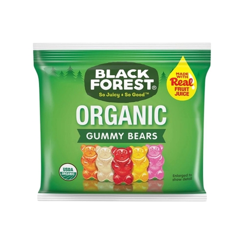Kẹo dẻo gấu Black Forest organic gummy