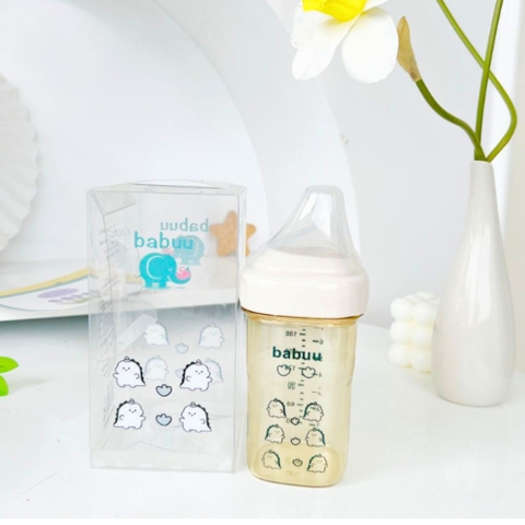 Bình sữa Babuu phiên bản hình vuông