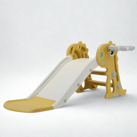 Cầu trượt mini gấp gọn hình khủng long cho bé