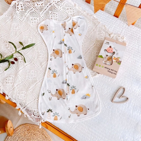 Nhộng chũn thông hơi mở tay Nami Baby cho bé