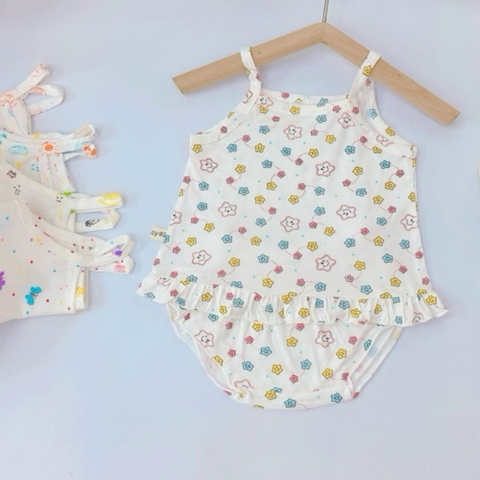 Bộ 2 dây quần chip thun cotton cho bé
