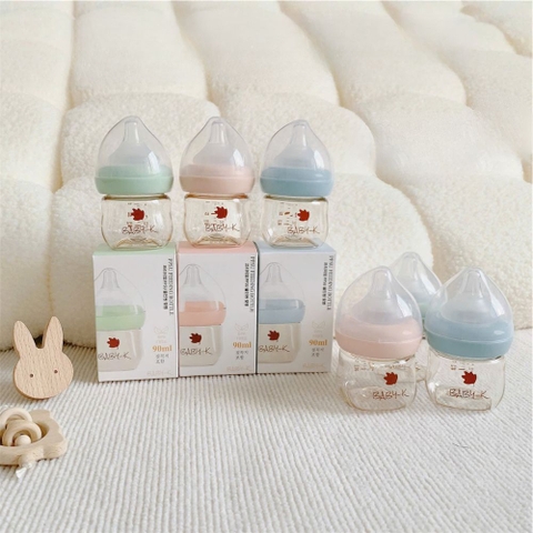 Bình sữa PPSU cổ rộng Baby K cho bé
