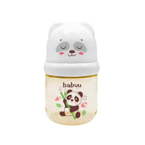 Bình sữa PPSU Babuu nắp hình thú cho bé