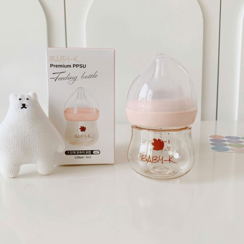 Bình sữa PPSU cổ rộng Baby K cho bé