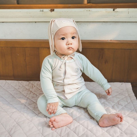 Bộ dài tay cài giữa Bambus Bubaby