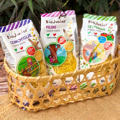 Mì nui ăn dặm hữu cơ Bio Junior cho bé