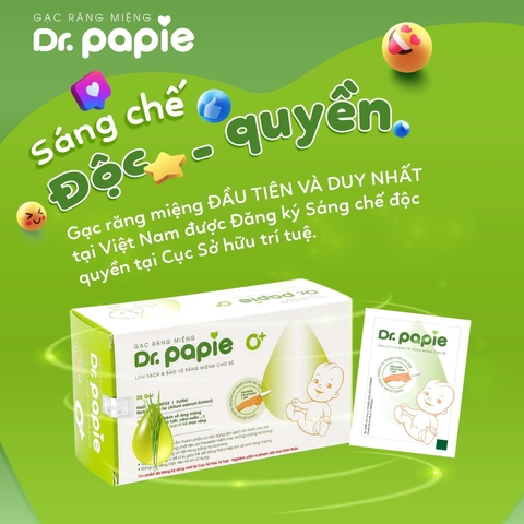 Gạc gơ lưỡi Dr Papie