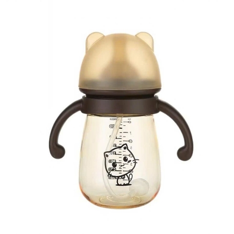 Bình sữa Baby PPSU Bottle hình mèo có van chống sặc cho bé